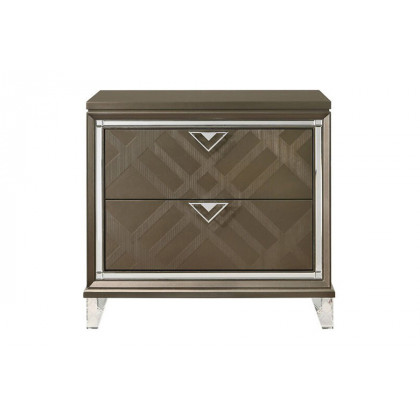 ACME Skylar Nightstand - Dark Champagne