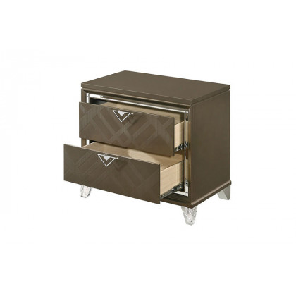 ACME Skylar Nightstand - Dark Champagne