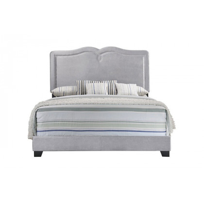 ACME - Reuben Queen Bed in Gray