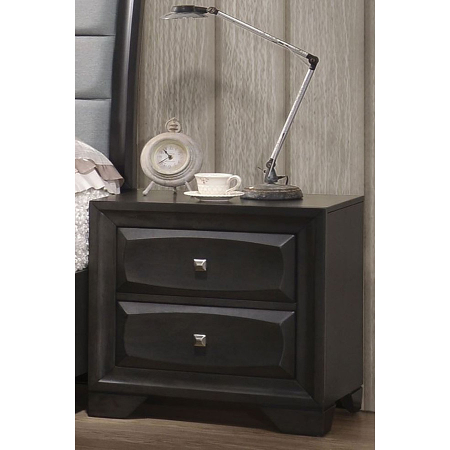 ACME - Soteris Nightstand in Antique Gray
