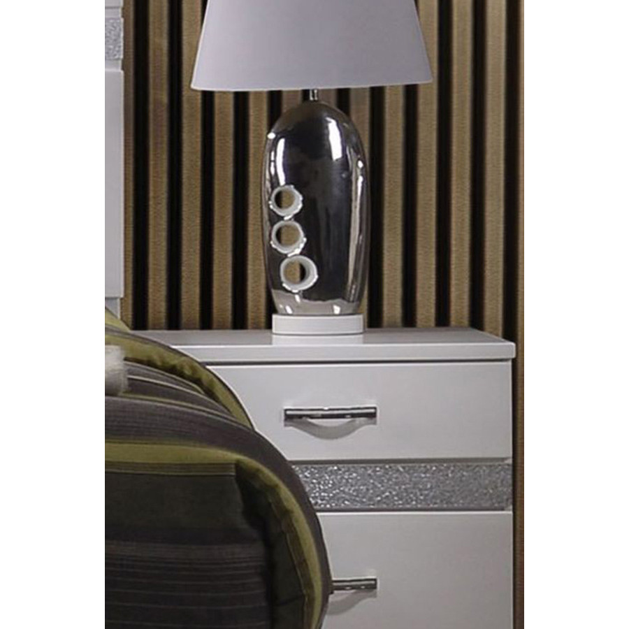 ACME - Naima II Nightstand in White High Gloss