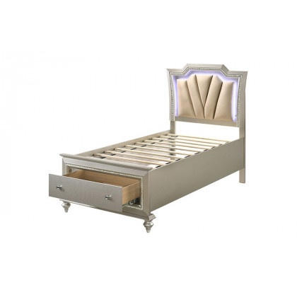 ACME - Kaitlyn Youth Storage Bed Champagne