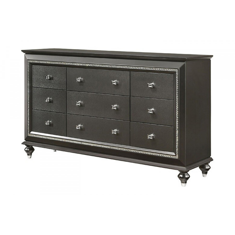 ACME Kaitlyn Dresser - Metallic Gray