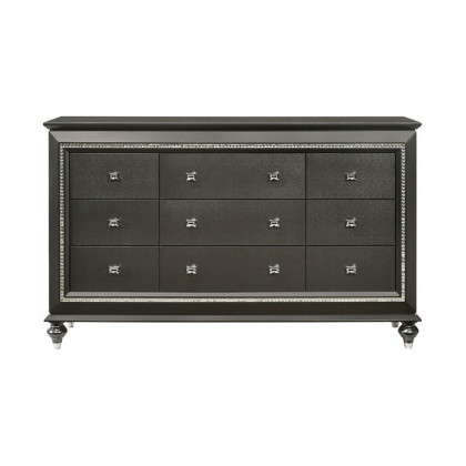 ACME Kaitlyn Dresser - Metallic Gray