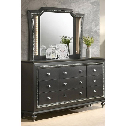 ACME Kaitlyn Dresser - Metallic Gray