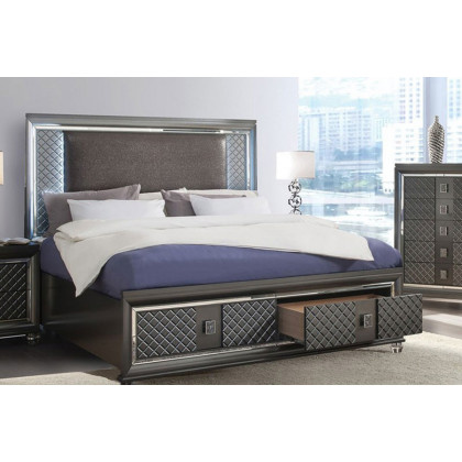ACME Sawyer Storage Bed - King Size