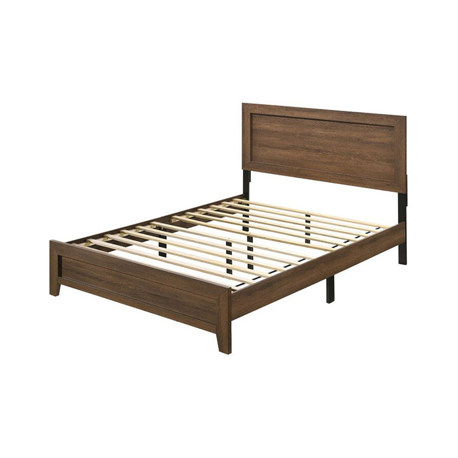 ACME Miquell Panel Bed - Oak, King Size