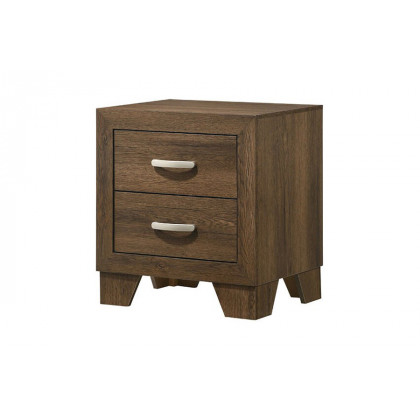 ACME Miquell Panel Bed - Oak, King Size