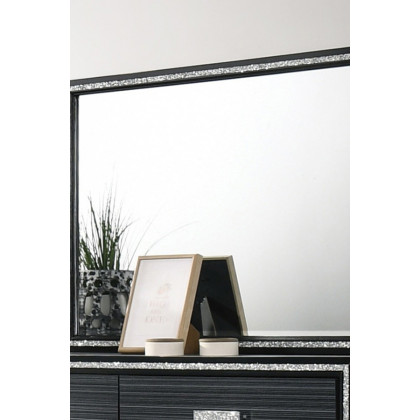 ACME Haiden Mirror - Weathered Black Finish