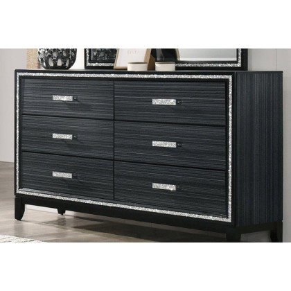 ACME Haiden Dresser - Weathered Black Finish