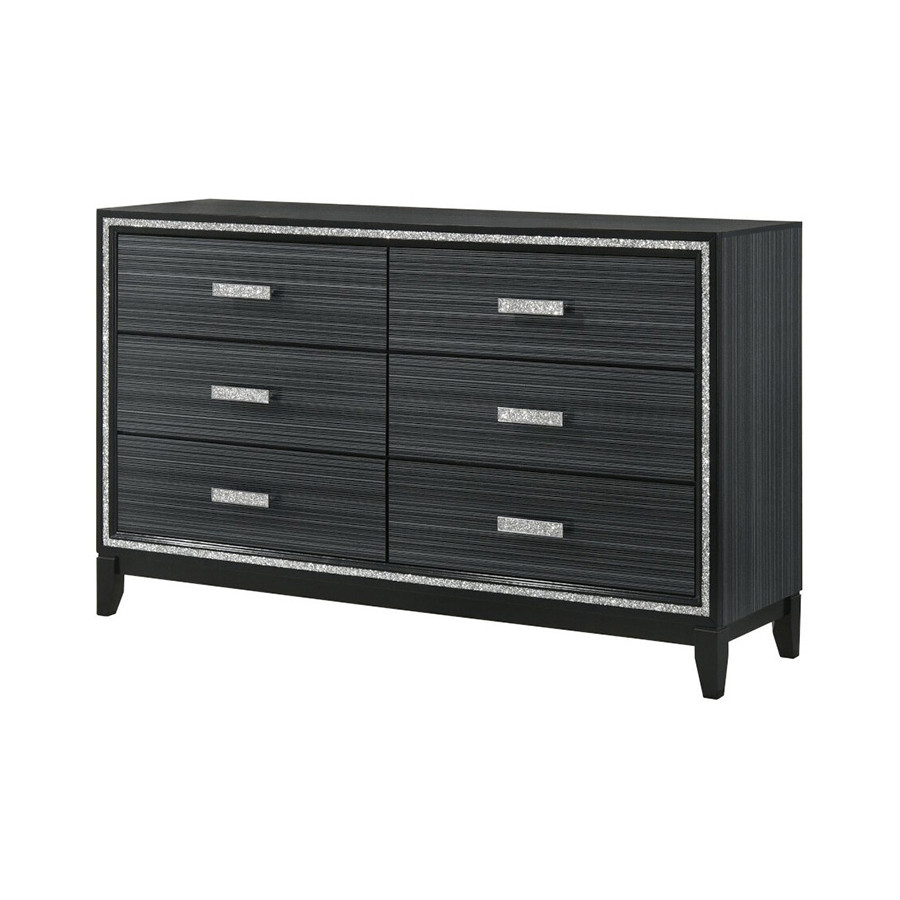 ACME Haiden Dresser - Weathered Black Finish