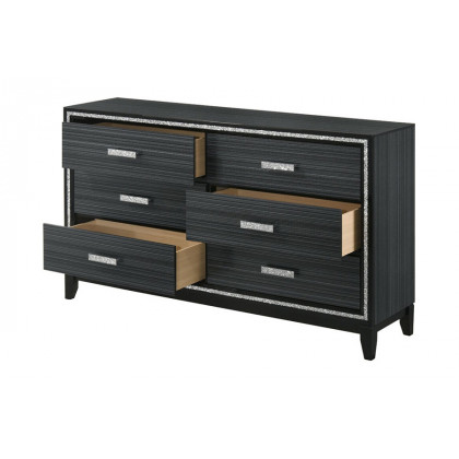 ACME Haiden Dresser - Weathered Black Finish