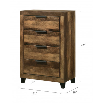 ACME - Morales Chest in Rustic Oak