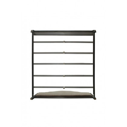 ACME House Beatrice CK Bed - Two Tone Beige Charcoal/Light Gray