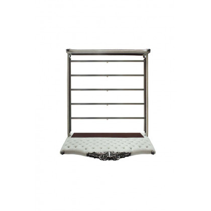 ACME - House Delphine Queen Bed in Two Tone Ivory Charcoal