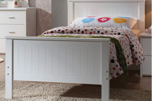 ACME™  - Bungalow Twin Panel Bed in White