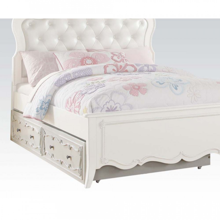 ACME - Edalene Trundle (Twin) in Pearl White