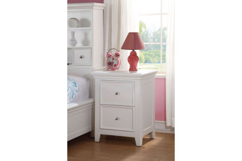 ACME™  - Lacey Nightstand in White