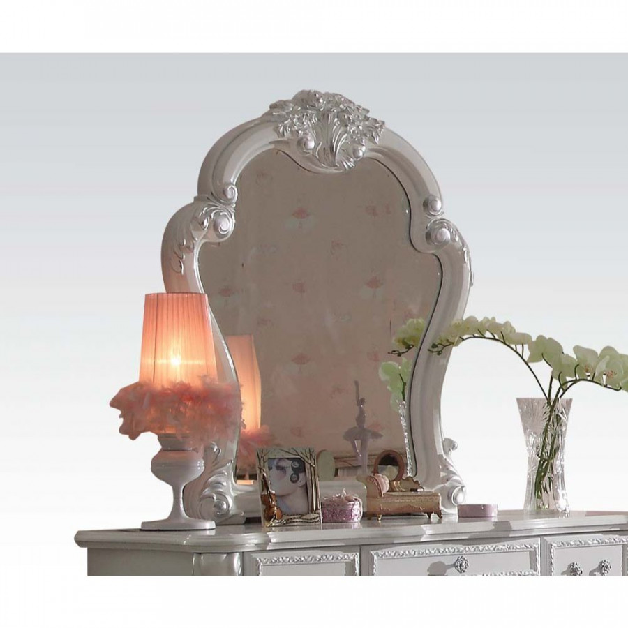 ACME Dresden Mirror - Antique White