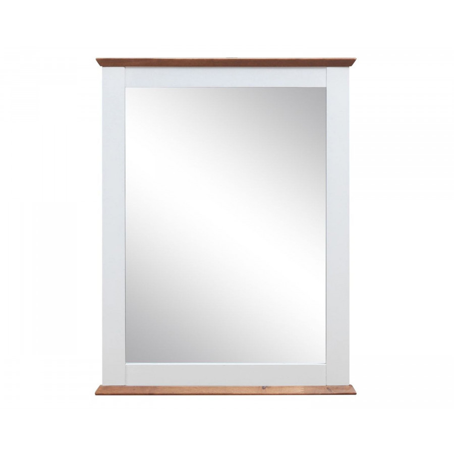 ACME - Farah Mirror in White/Oak