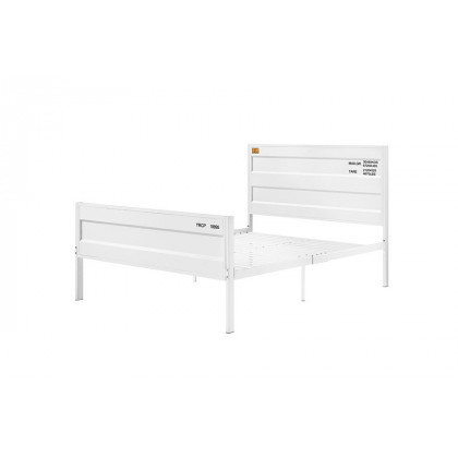 ACME Cargo Youth Panel Bed - White, Twin Size