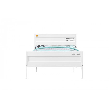 ACME Cargo Youth Panel Bed - White, Twin Size