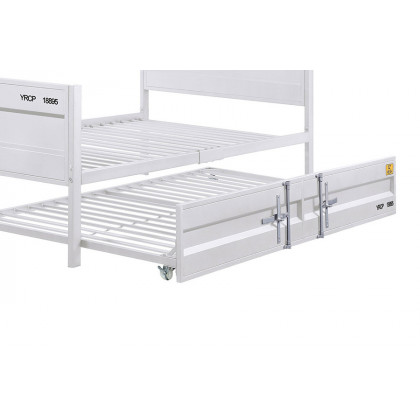 ACME Cargo Youth Panel Bed - White, Twin Size