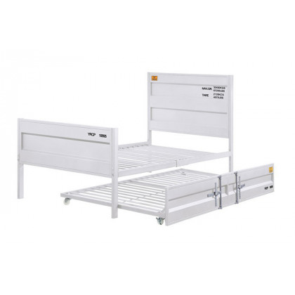 ACME Cargo Youth Panel Bed - White, Full Size
