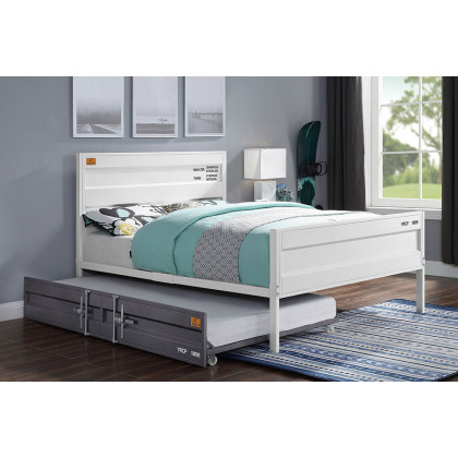 ACME Cargo Youth Panel Bed - White, Full Size