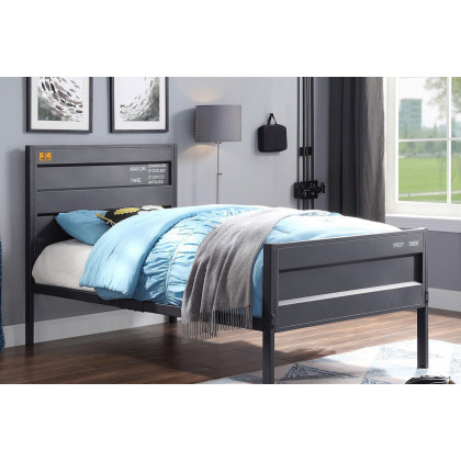 ACME Cargo Youth Panel Bed - Gunmetal, Twin Size