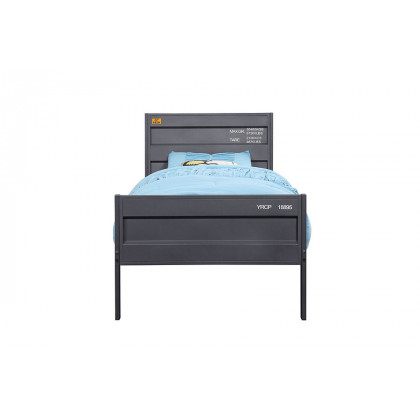 ACME Cargo Youth Panel Bed - Gunmetal, Twin Size