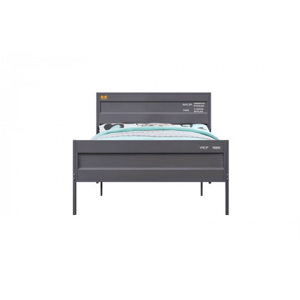 ACME Cargo Youth Panel Bed - Gunmetal, Twin Size