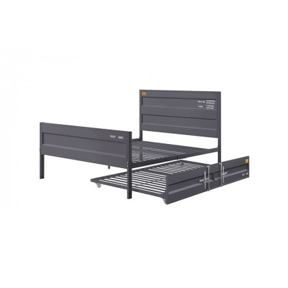 ACME Cargo Youth Panel Bed - Gunmetal, Twin Size