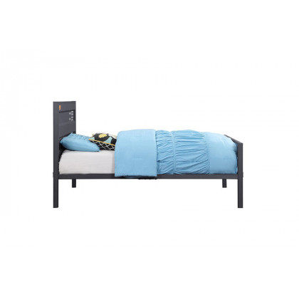 ACME Cargo Youth Panel Bed - Gunmetal, Twin Size