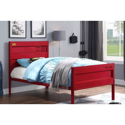ACME Cargo Youth Panel Bed - Red, Full Size