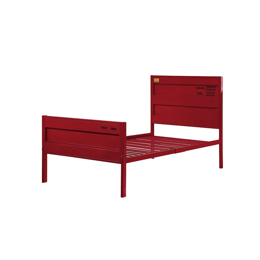 ACME Cargo Youth Panel Bed - Red, Full Size