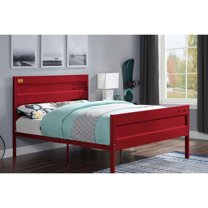 ACME Cargo Youth Panel Bed - Red, Full Size