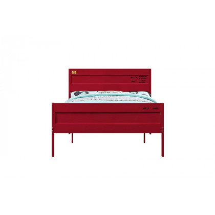 ACME Cargo Youth Panel Bed - Red, Full Size