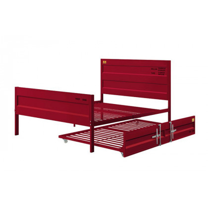 ACME Cargo Youth Panel Bed - Red, Full Size
