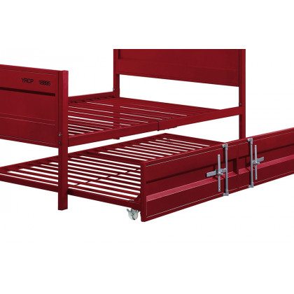 ACME Cargo Youth Panel Bed - Red, Full Size
