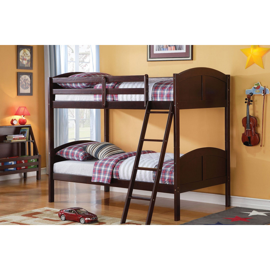 ACME - Toshi Twin/Twin Bunk Bed in Espresso
