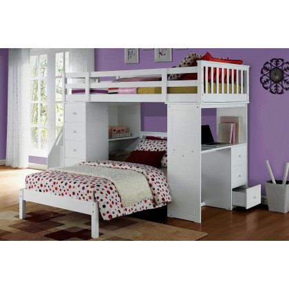 ACME - Freya Twin Bed in White