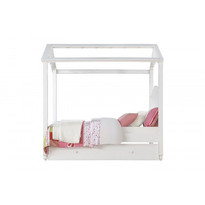 ACME Rapunzel Twin Bed - White