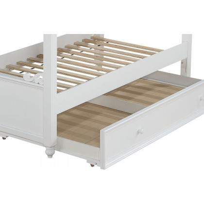 ACME Rapunzel Twin Bed - White