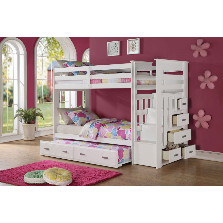 ACME - Allentown Twin Bunk Bed with Trundle