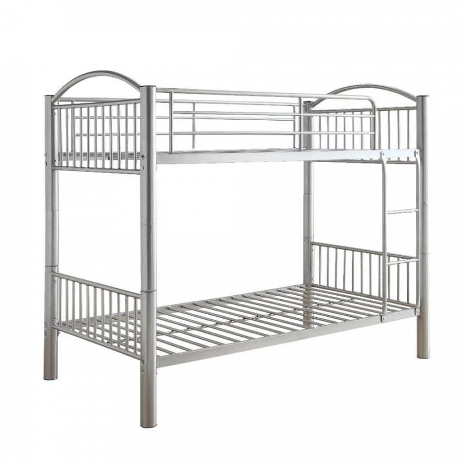 ACME Cayelynn Twin/Twin Bunk Bed - Silver