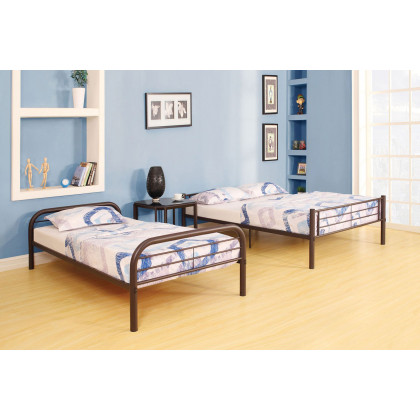 ACME - Cairo Twin/Full Bunk Bed in Sandy Black