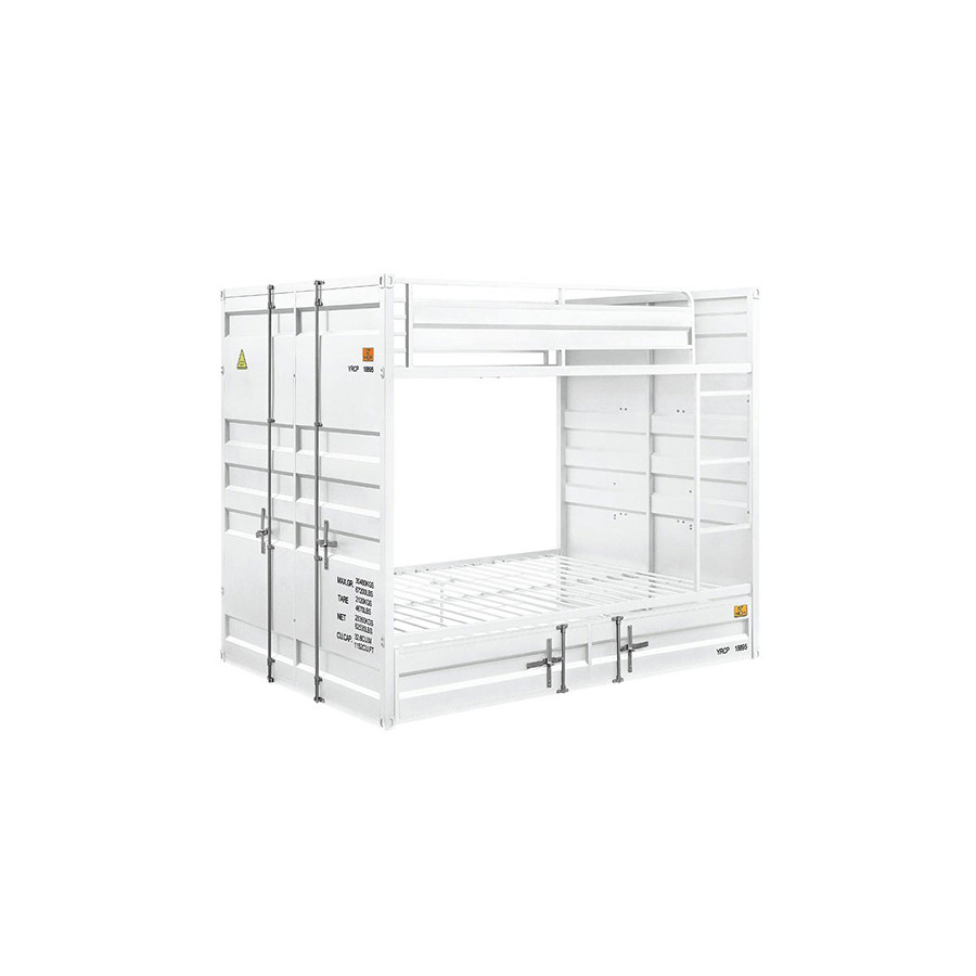 ACME Cargo Youth Full over Full Bunk Bed - White