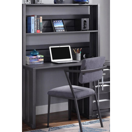 ACME Cargo Youth Desk with Hutch - Gunmetal