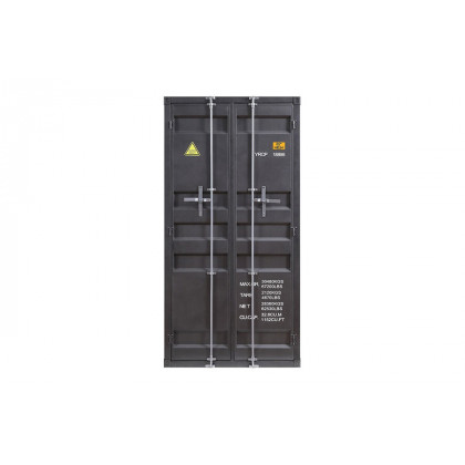 ACME Cargo Youth Double Door Wardrobe - Gunmetal